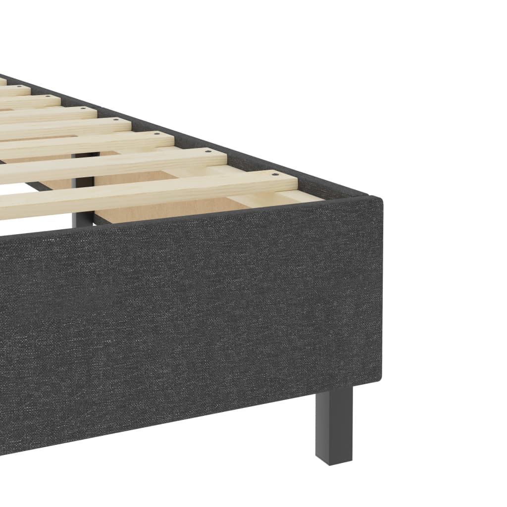 Box spring okvir za krevet od tkanine sivi 120 x 200 cm