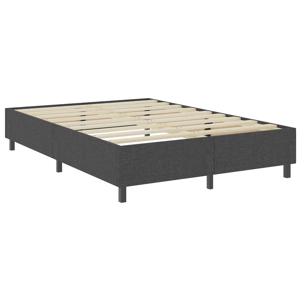 Box spring okvir za krevet od tkanine sivi 140 x 200 cm