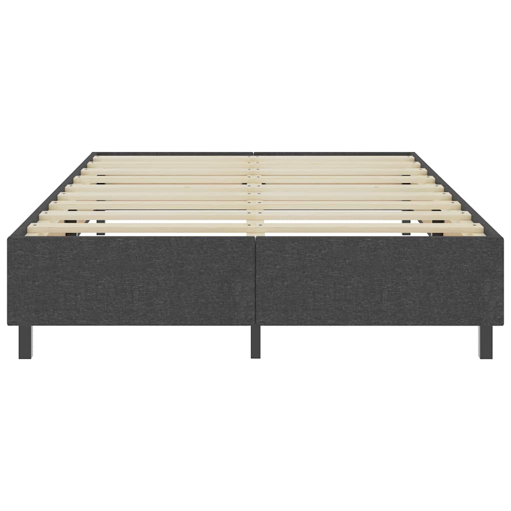 Box spring okvir za krevet od tkanine sivi 140 x 200 cm