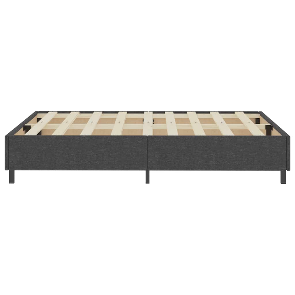 Box spring okvir za krevet od tkanine sivi 140 x 200 cm