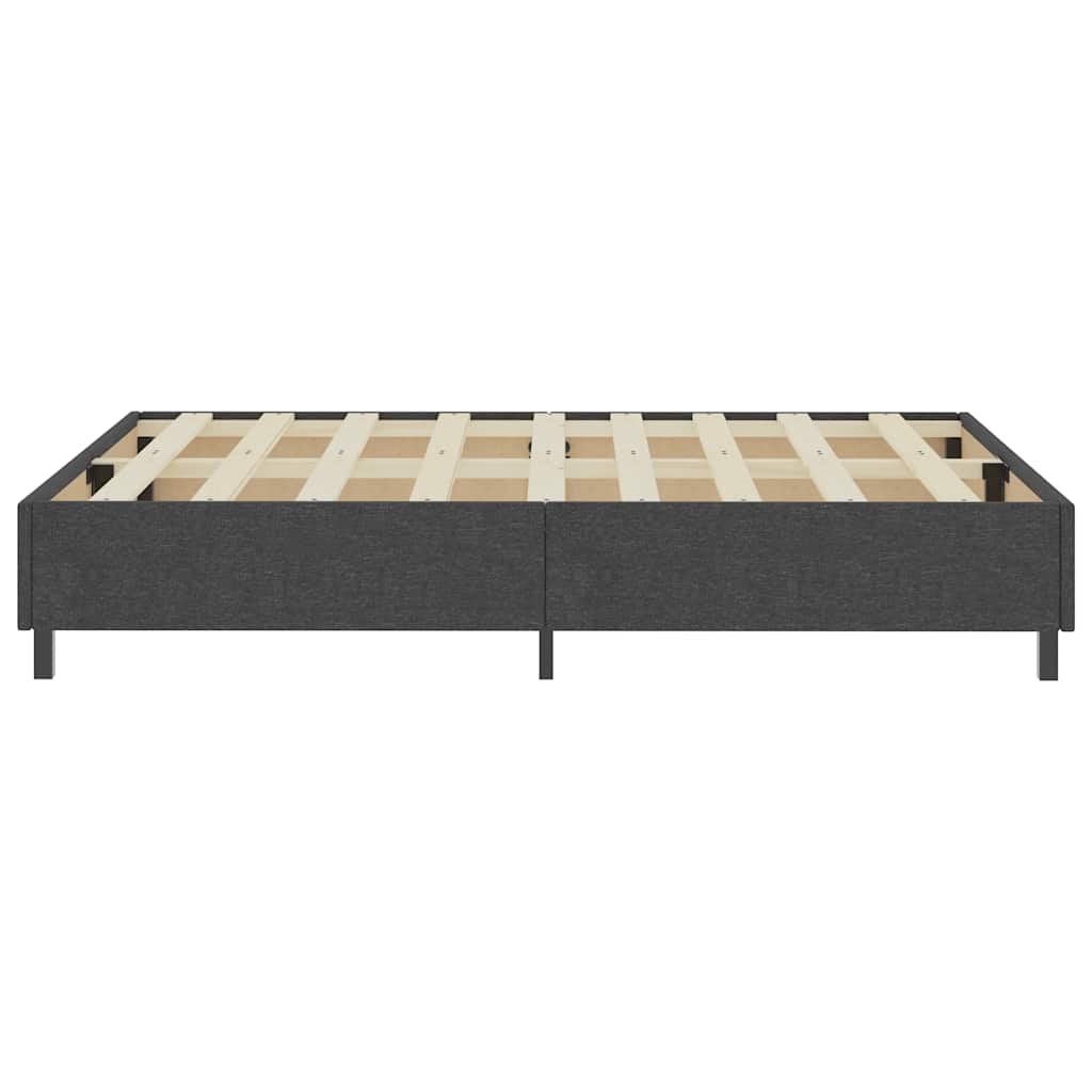 Box spring okvir za krevet od tkanine sivi 160 x 200 cm