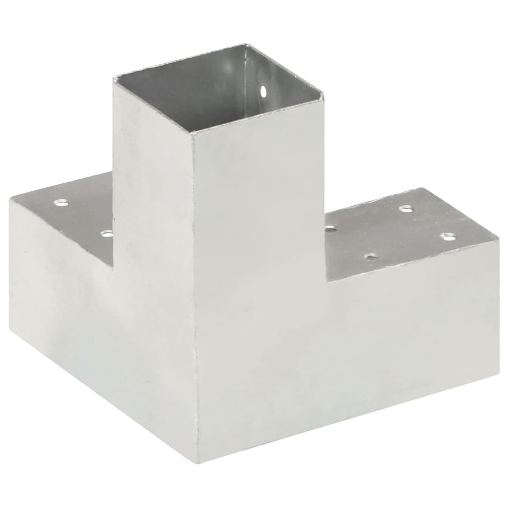 Spojnici za stupove u Y-obliku 4 kom pocinčani metal 71 x 71 mm