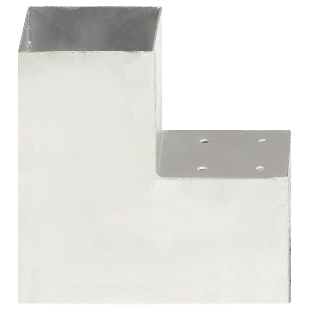 Spojnik za stupove u L-obliku od pocinčanog metala 101 x 101 mm