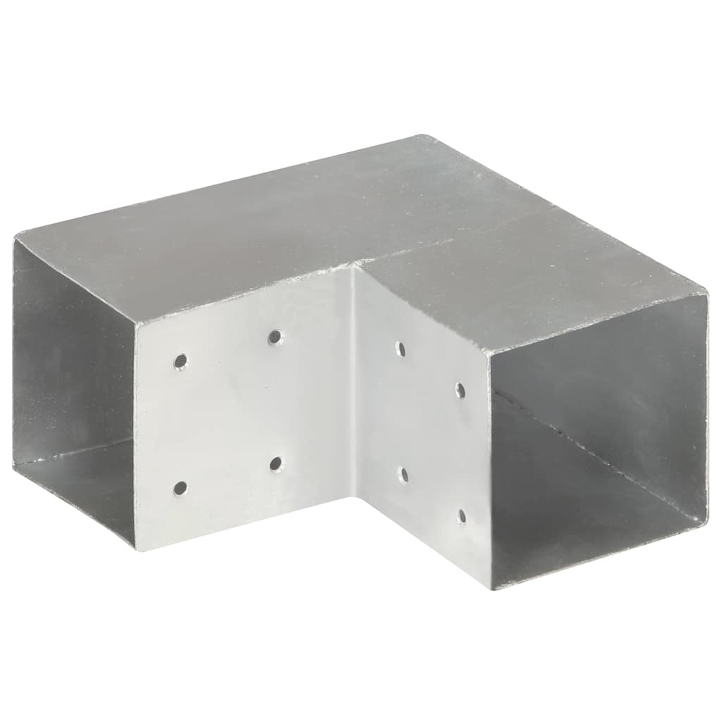 Spojnik za stupove u L-obliku od pocinčanog metala 101 x 101 mm