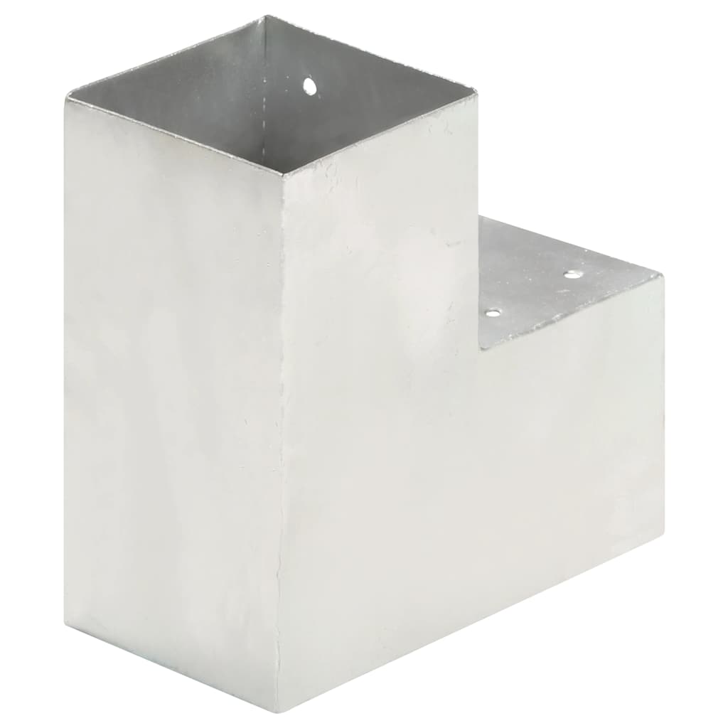 Spojnik za stupove u L-obliku od pocinčanog metala 101 x 101 mm