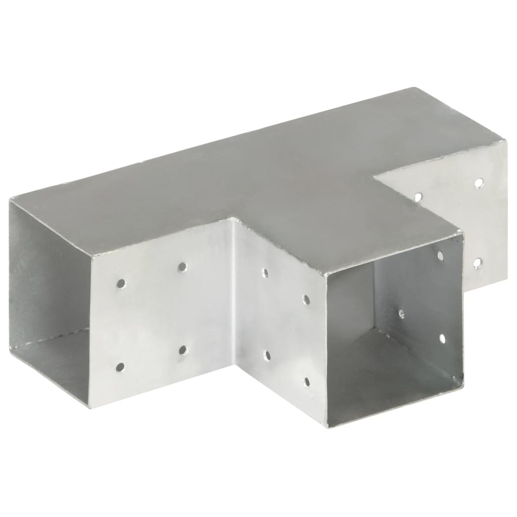 Spojnik za stupove u T-obliku od pocinčanog metala 101 x 101 mm