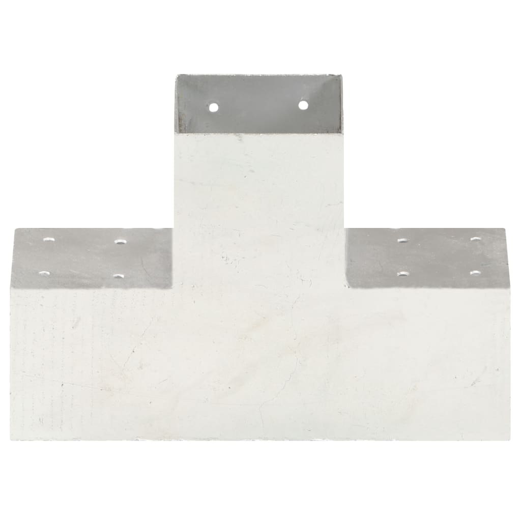 Spojnik za stupove u X-obliku od pocinčanog metala 101 x 101 mm