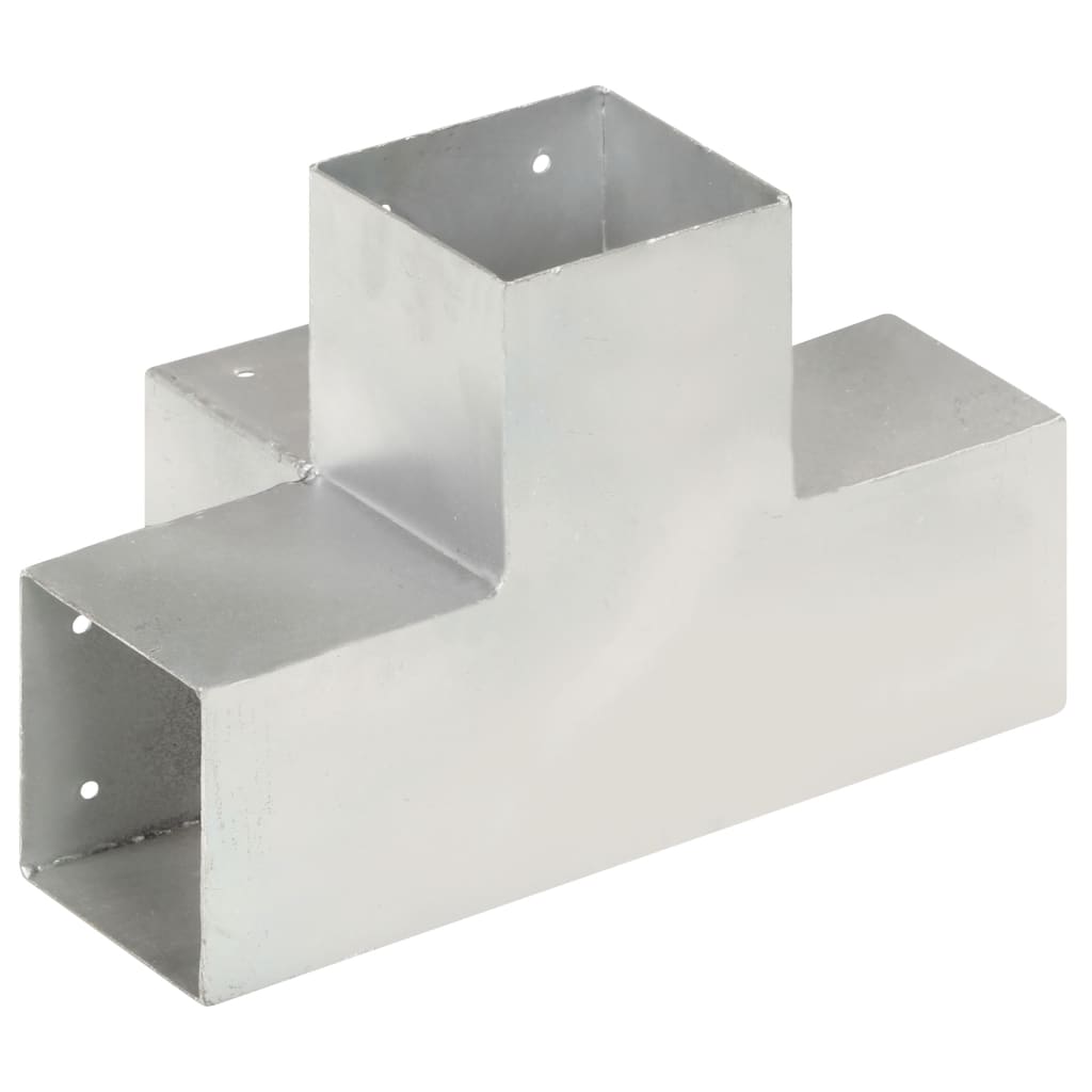 Spojnik za stupove u X-obliku od pocinčanog metala 101 x 101 mm
