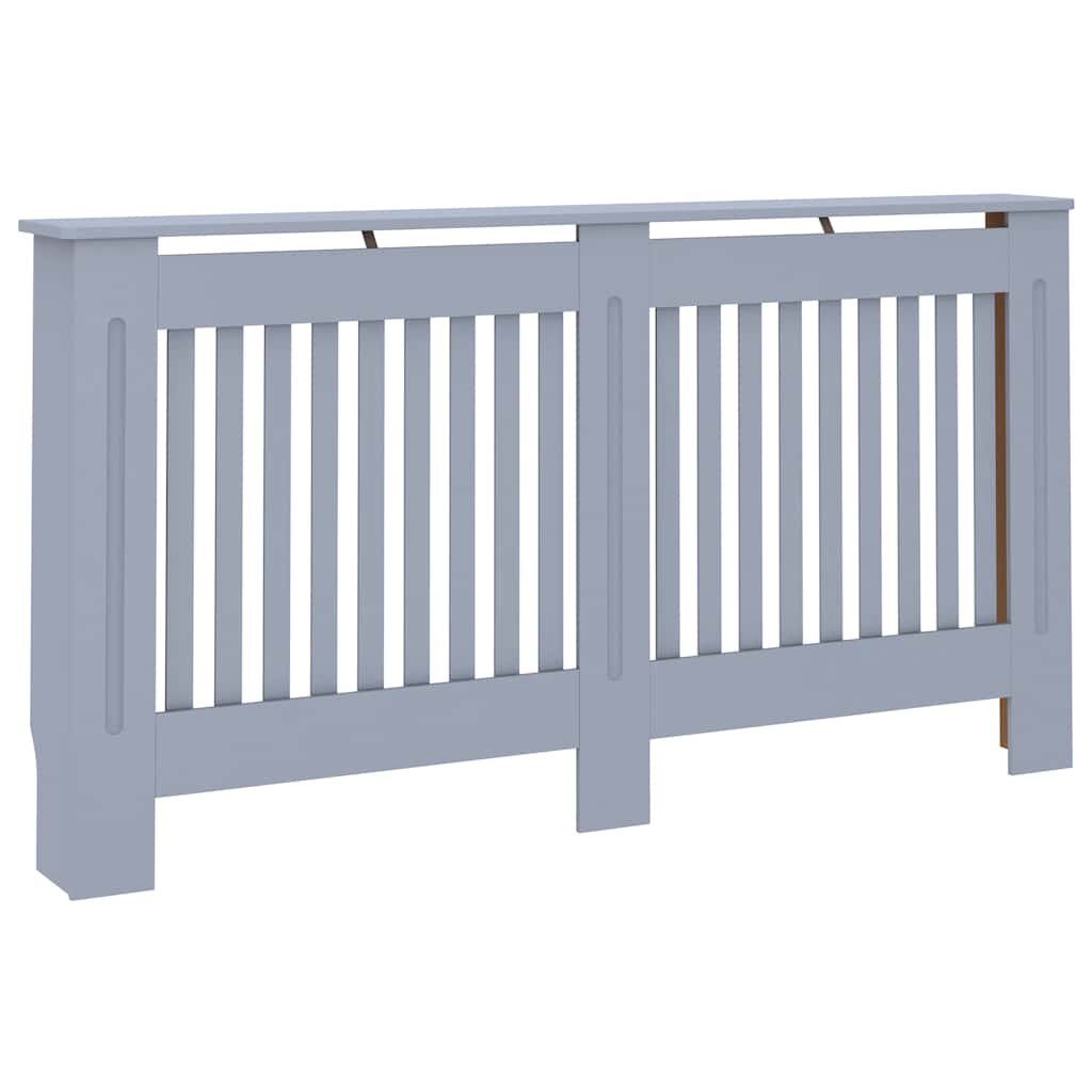 Pokrov za radijator antracit 152 x 19 x 81,5 cm MDF