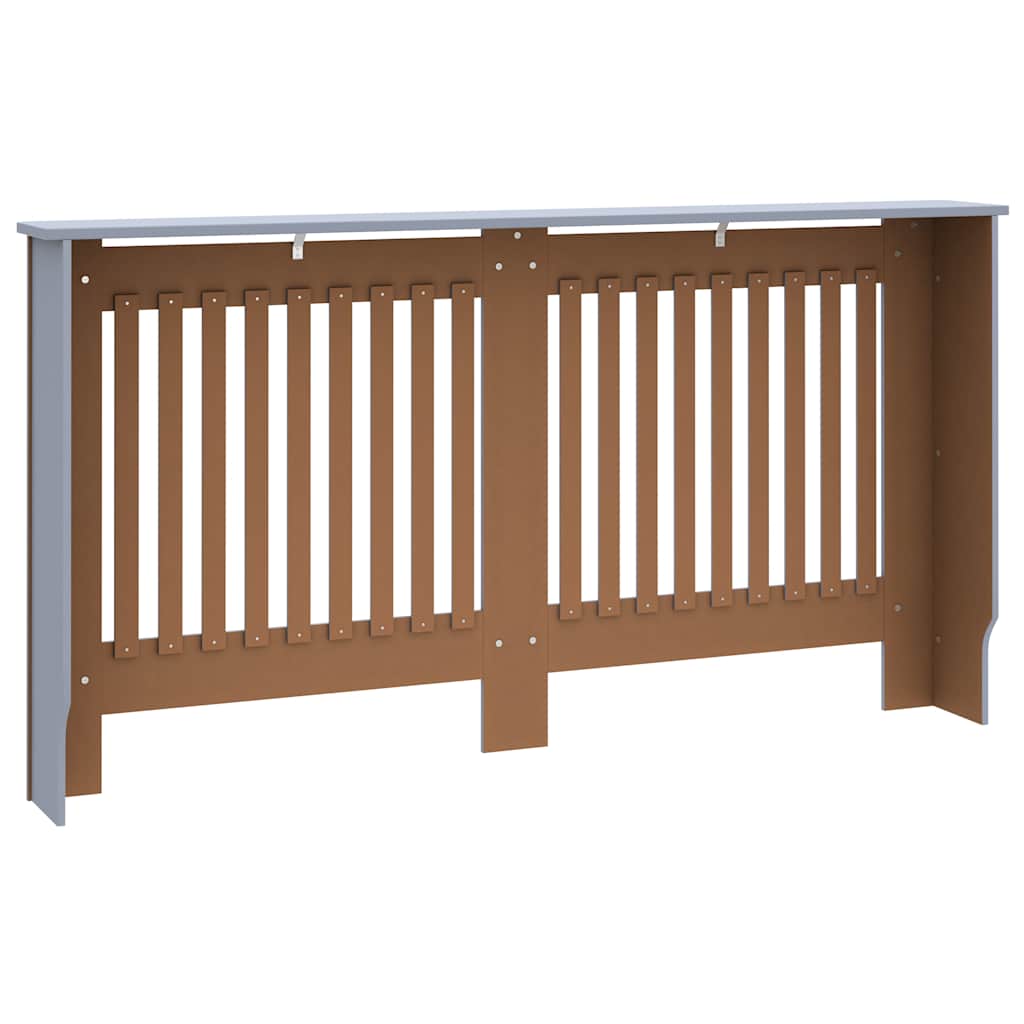Pokrov za radijator antracit 152 x 19 x 81,5 cm MDF