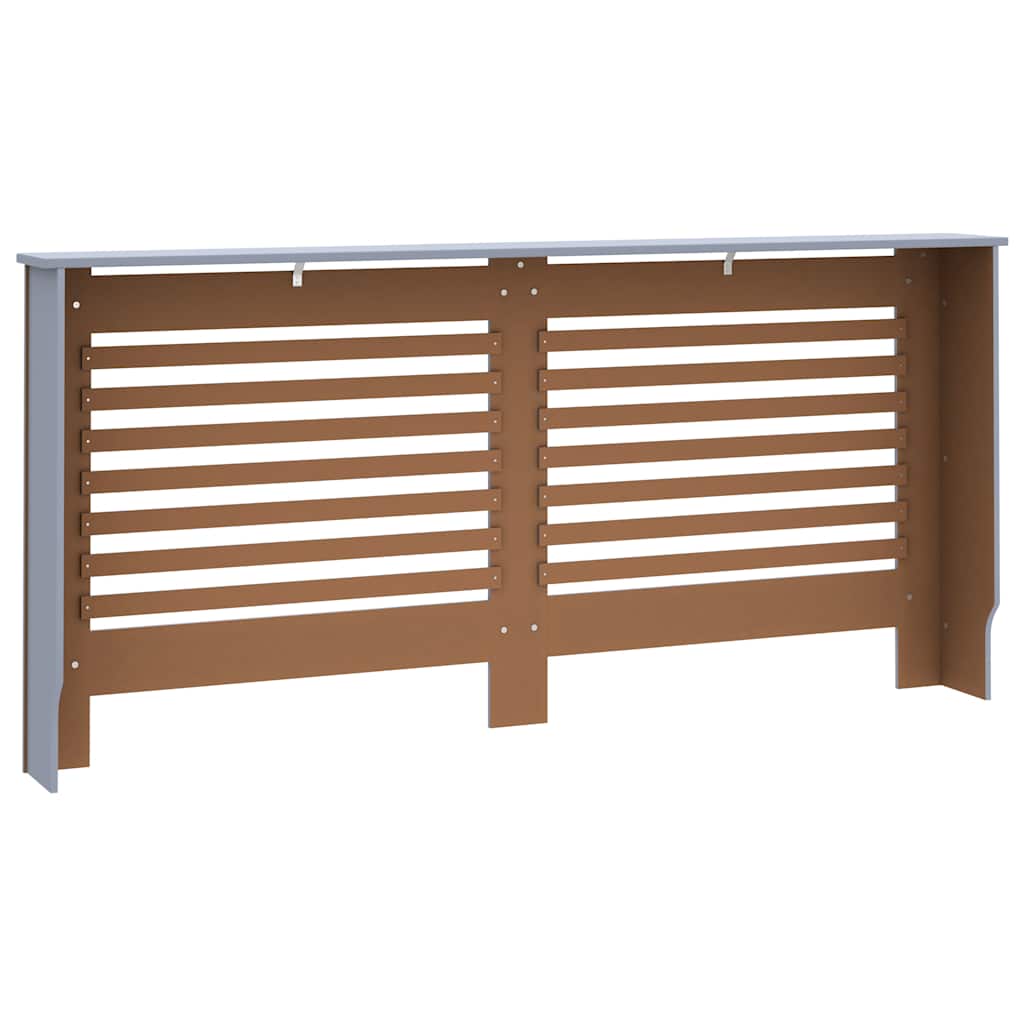 Pokrov za radijator antracit 172 x 19 x 81,5 cm MDF
