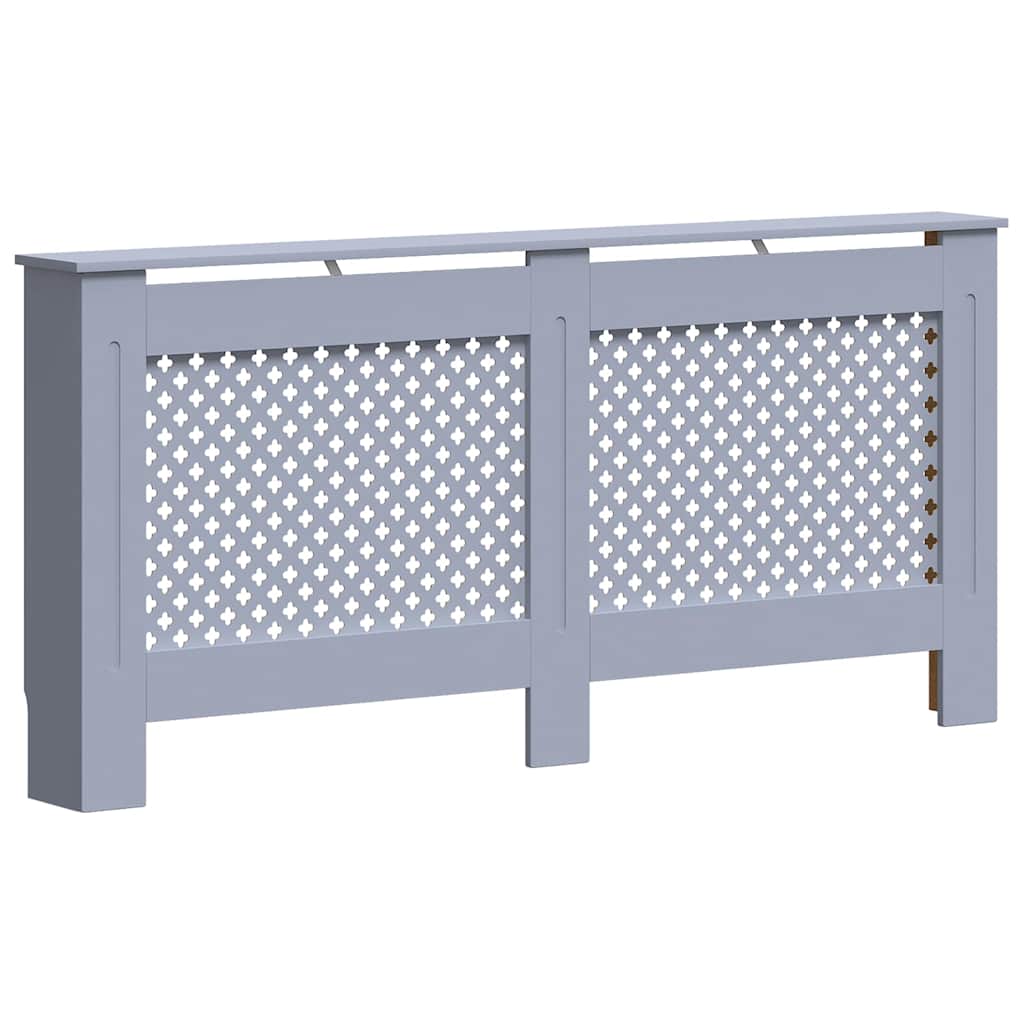 Pokrov za radijator antracit 172 x 19 x 81,5 cm MDF