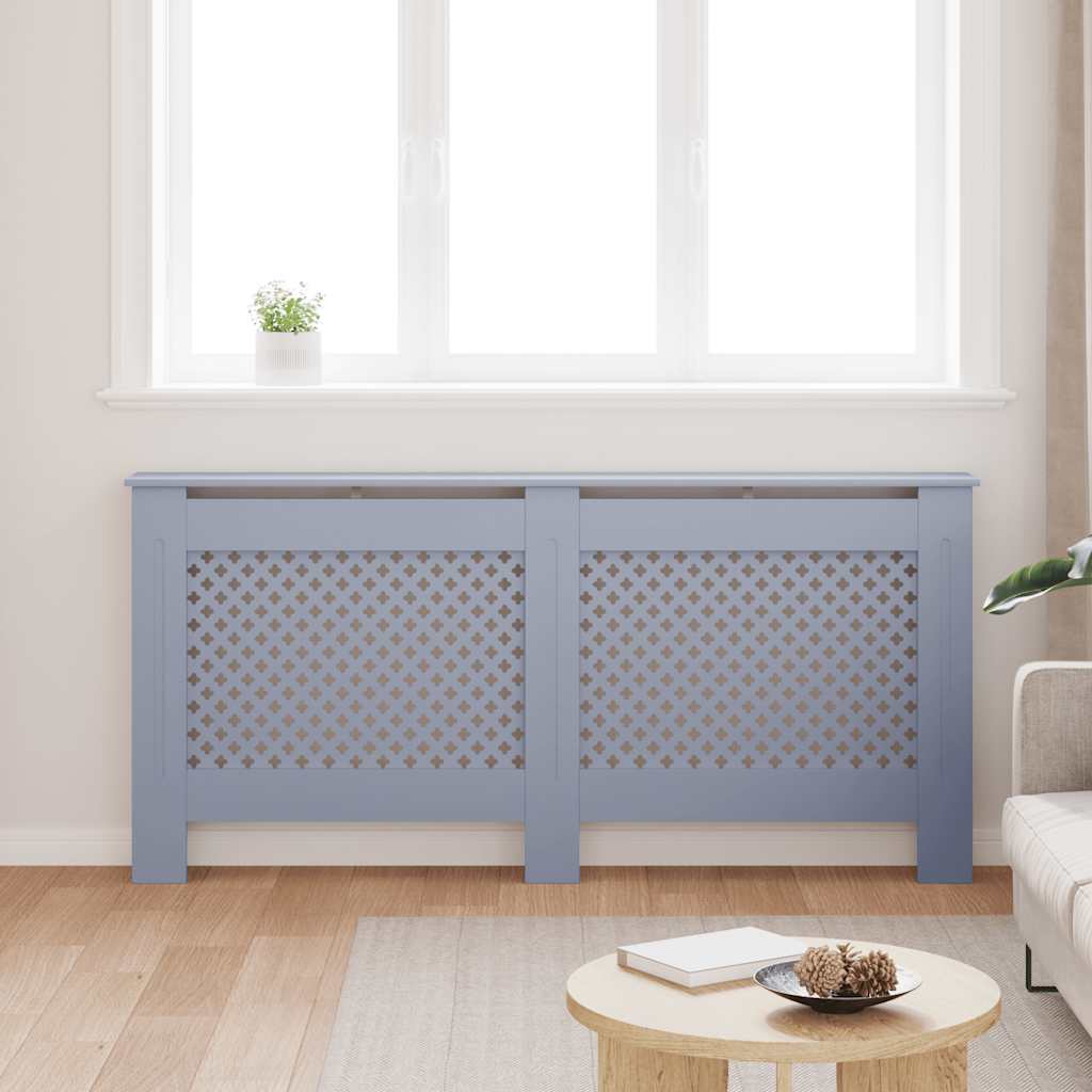 Pokrov za radijator antracit 172 x 19 x 81,5 cm MDF
