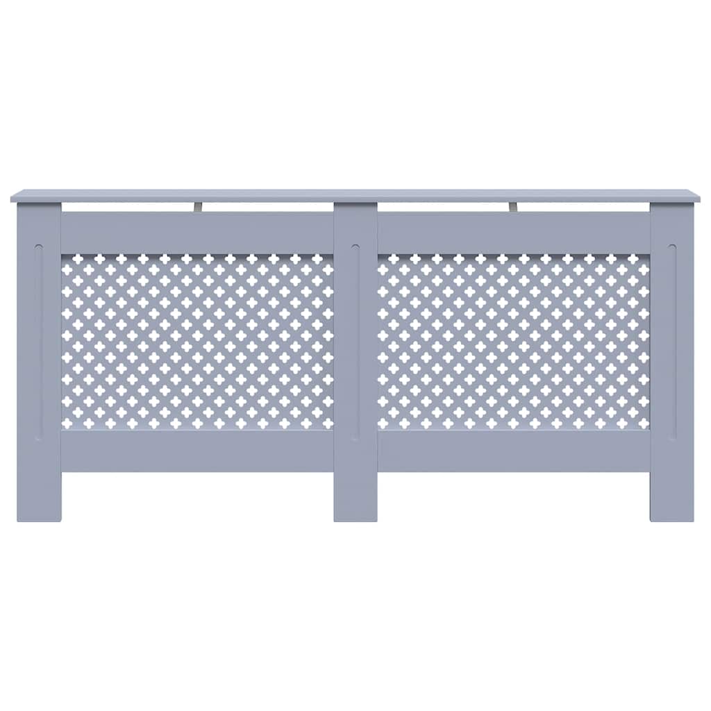 Pokrov za radijator antracit 172 x 19 x 81,5 cm MDF