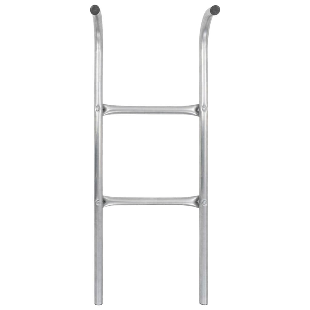 Ljestve za trampolin s 2 prečke čelične srebrne 102,6 cm