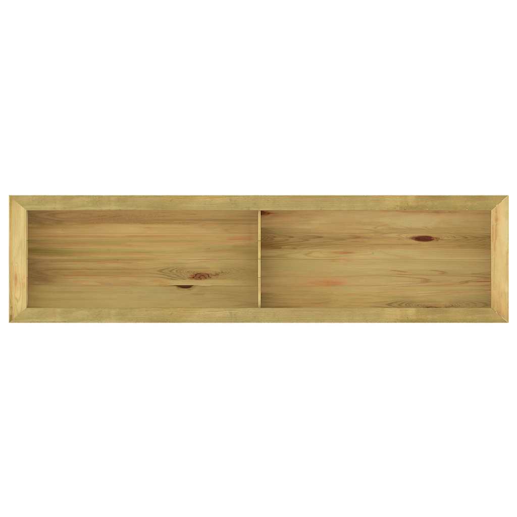 Povišena gredica 196 x 50 x 50 cm od impregnirane borovine