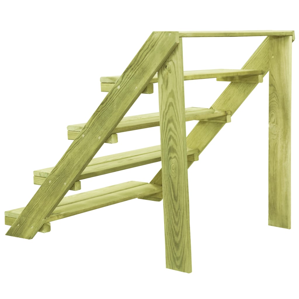 Stalak za biljke 80 x 80 x 80 cm od impregnirane borovine