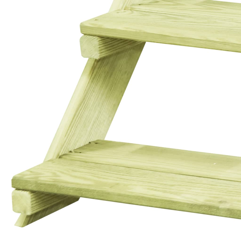 Stalak za biljke 80 x 80 x 80 cm od impregnirane borovine