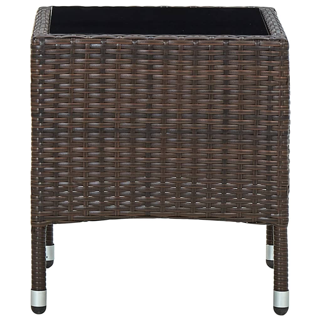 Vrtni stol smeđi 40 x 40 x 45 cm od poliratana