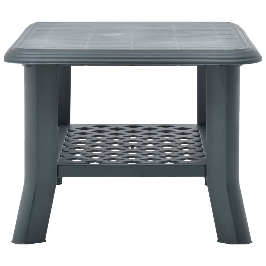 Stolić za kavu zeleni 90 x 60 x 46 cm plastični