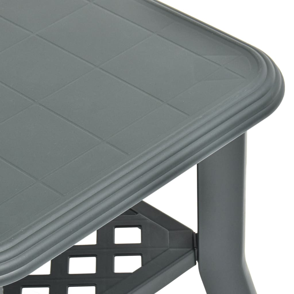 Stolić za kavu zeleni 90 x 60 x 46 cm plastični