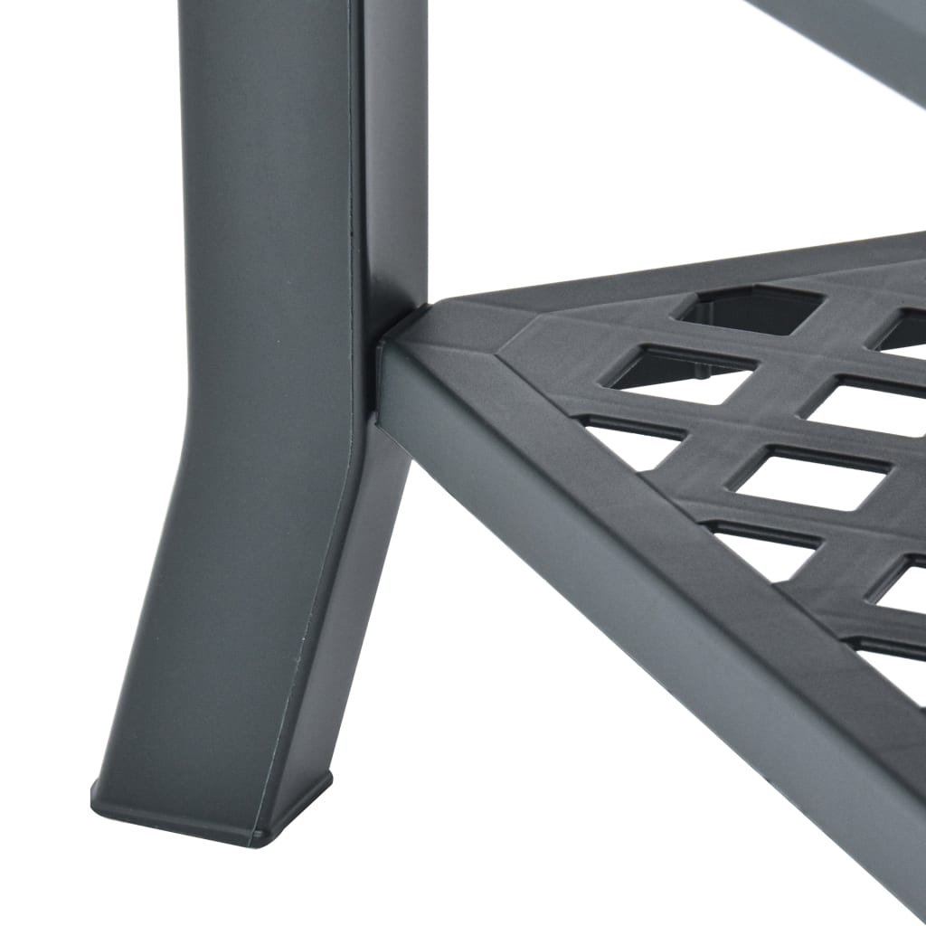 Stolić za kavu zeleni 90 x 60 x 46 cm plastični