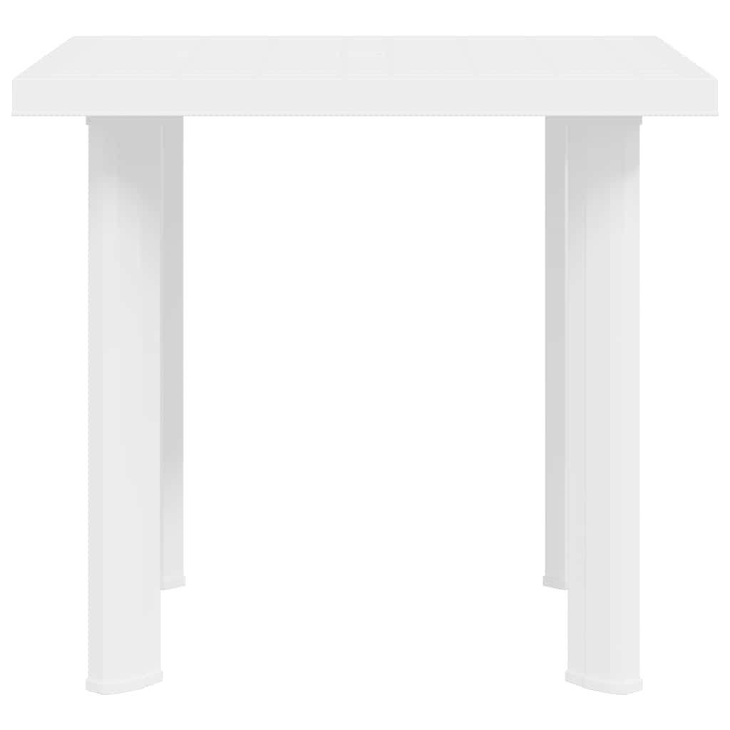 Vrtni stol bijeli 80 x 75 x 72 cm plastični