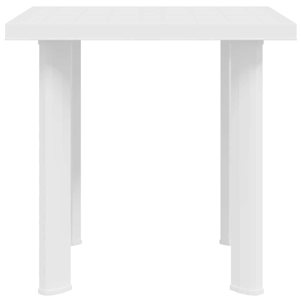 Vrtni stol bijeli 80 x 75 x 72 cm plastični