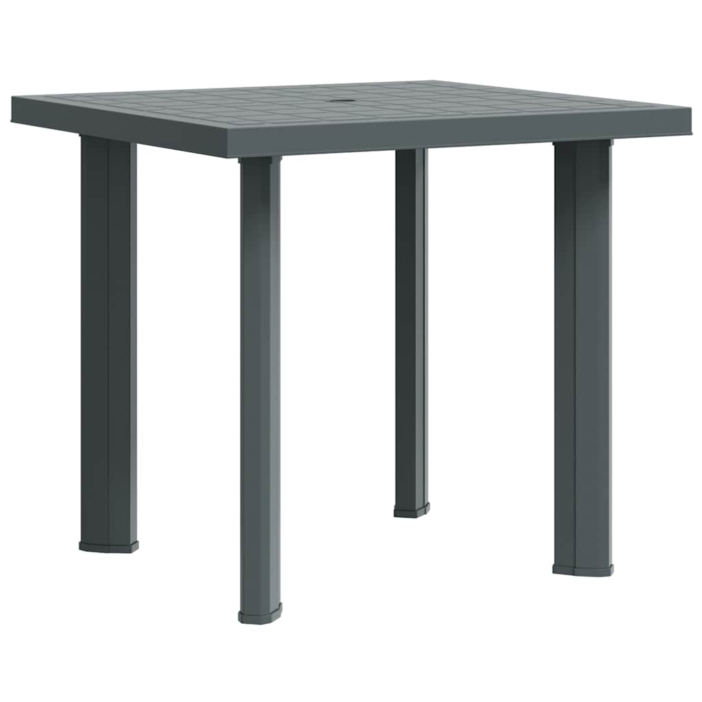 Vrtni stol zeleni 80 x 75 x 72 cm plastični