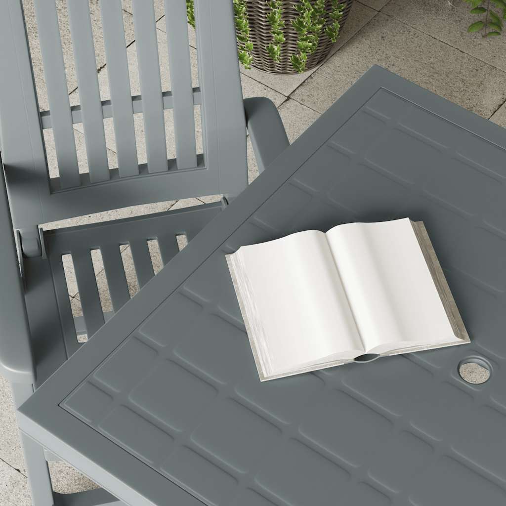 Vrtni stol zeleni 80 x 75 x 72 cm plastični