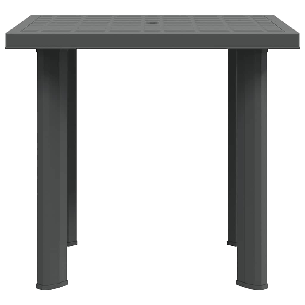 Vrtni stol antracit 80 x 75 x 72 cm plastični