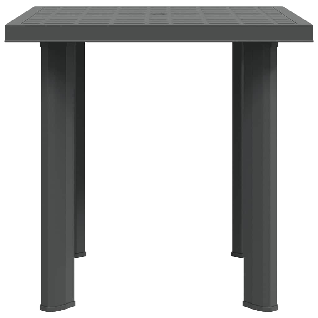 Vrtni stol antracit 80 x 75 x 72 cm plastični