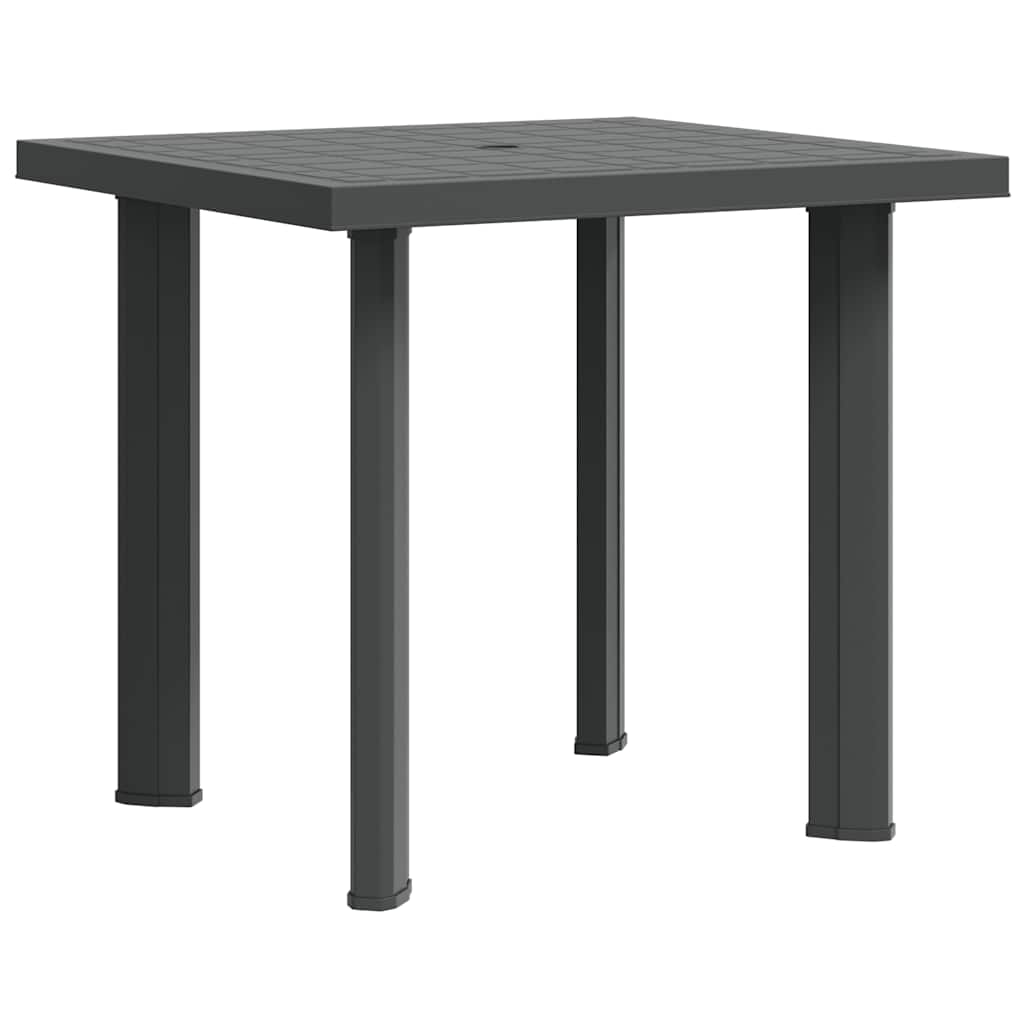Vrtni stol antracit 80 x 75 x 72 cm plastični