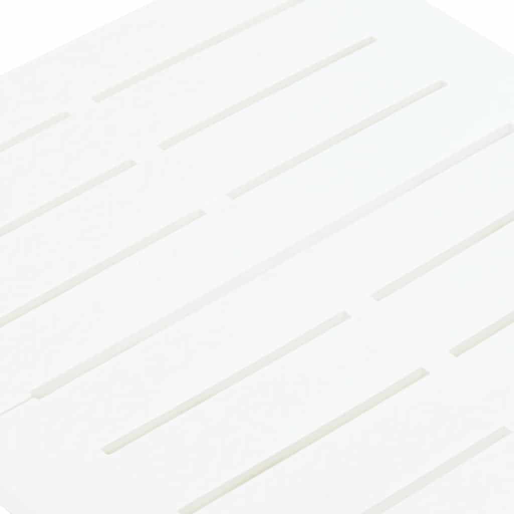 Sklopivi vrtni stol bijeli 45 x 43 x 50 cm plastični