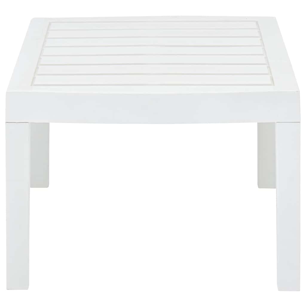 Vrtni stol bijeli 78 x 55 x 38 cm plastični