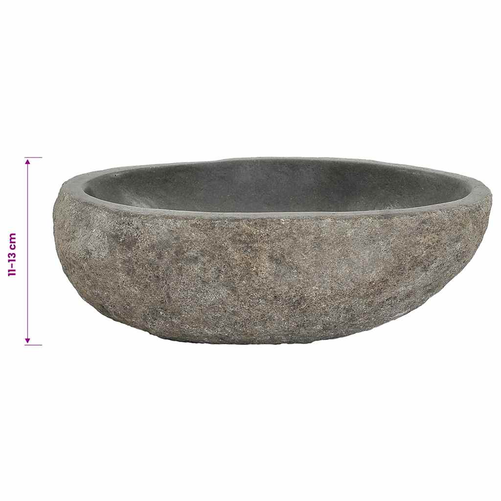 Umivaonik od riječnog kamena ovalni (29 - 38) x (24 - 31) cm