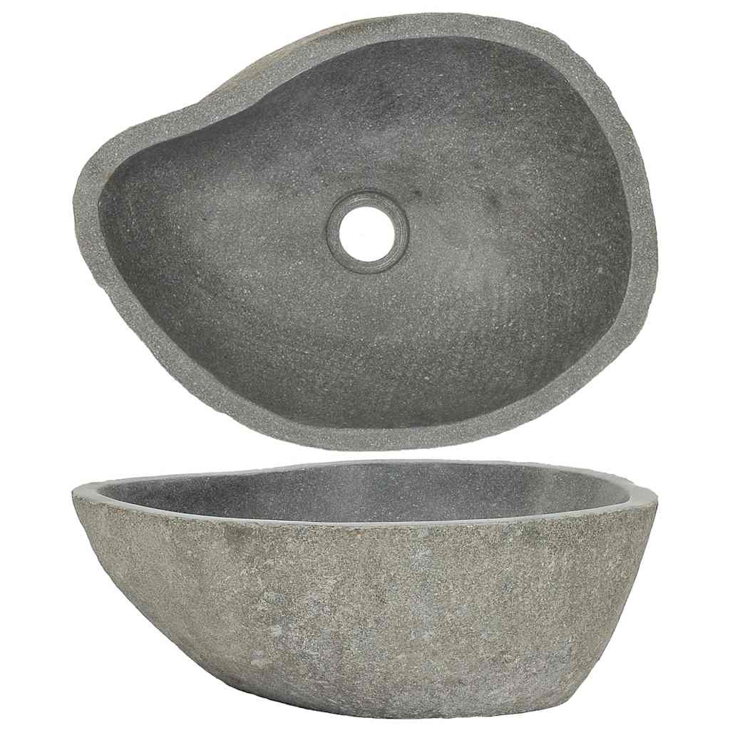 Umivaonik od riječnog kamena ovalni (37 - 46) x (29 - 36) cm