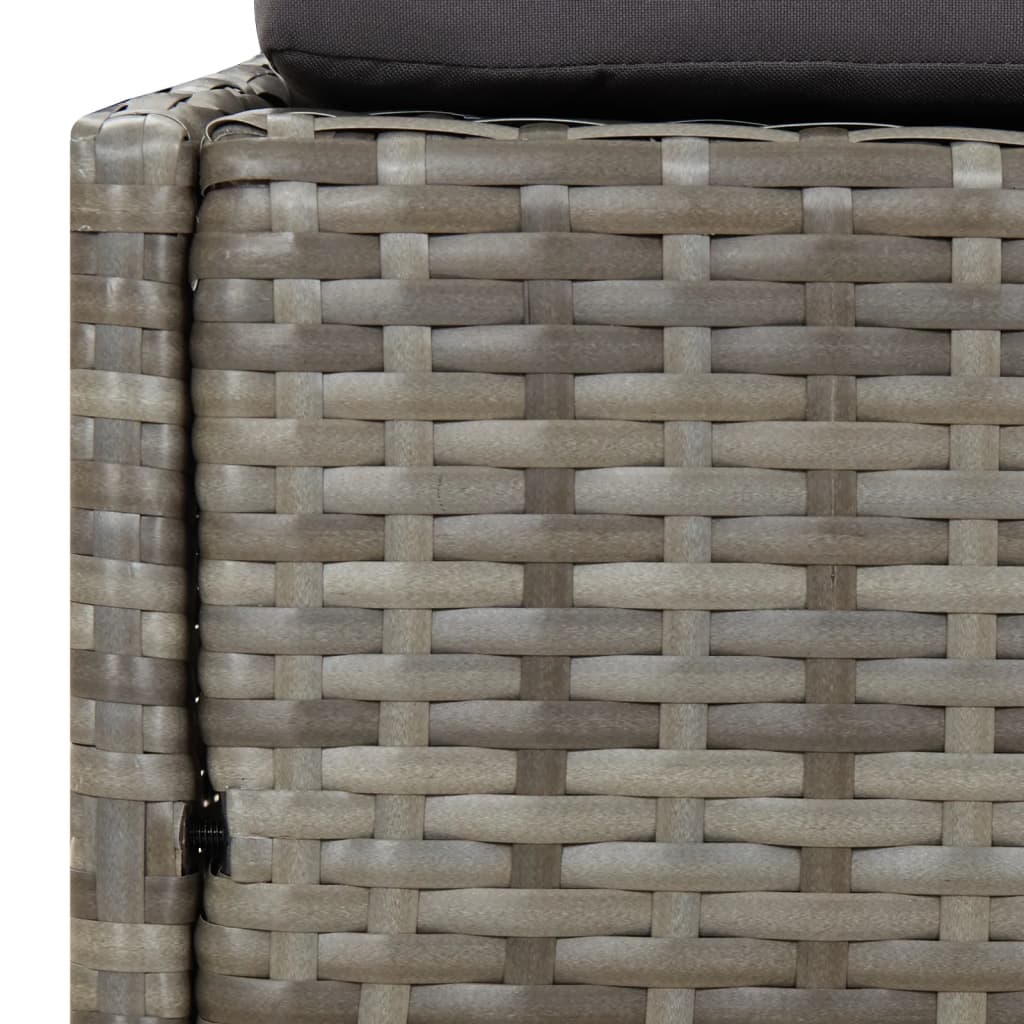 Vrtni krevet sivi 110x200 cm od poliratana