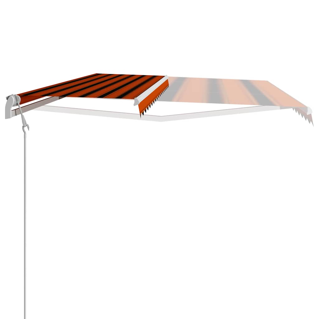 Tenda na automatsko uvlačenje 400 x 300 cm narančasto-smeđa