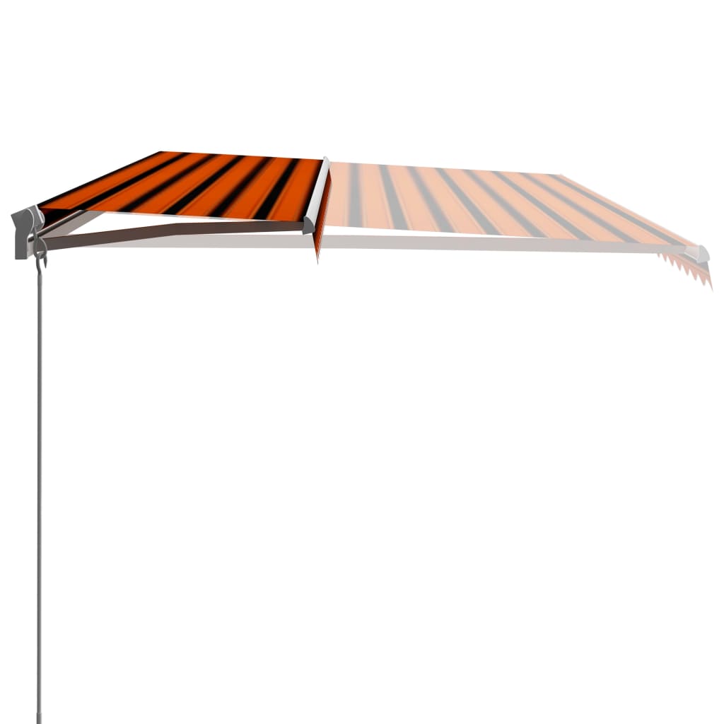 Tenda na ručno uvlačenje 600 x 300 cm narančasto-smeđa