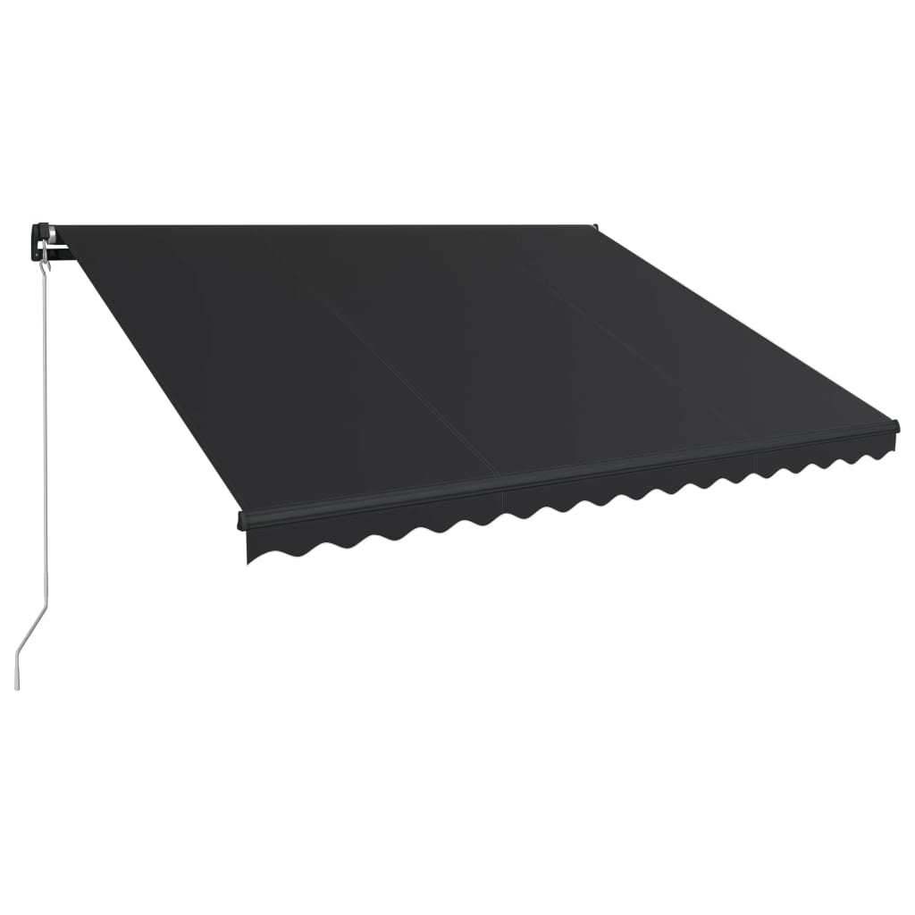 Tenda na ručno uvlačenje 450 x 300 cm antracit