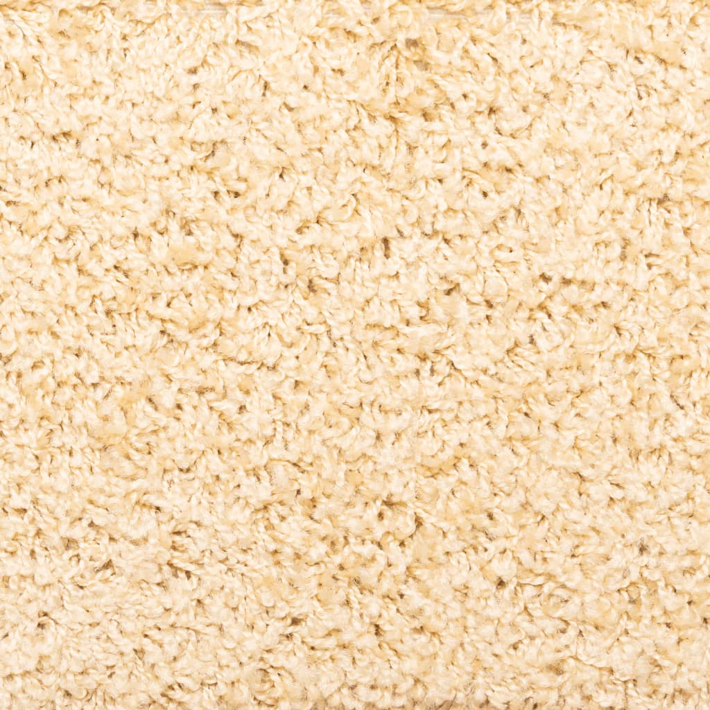 Prostirke za stepenice 15 kom 65x21x4 cm krem pravokutni rub