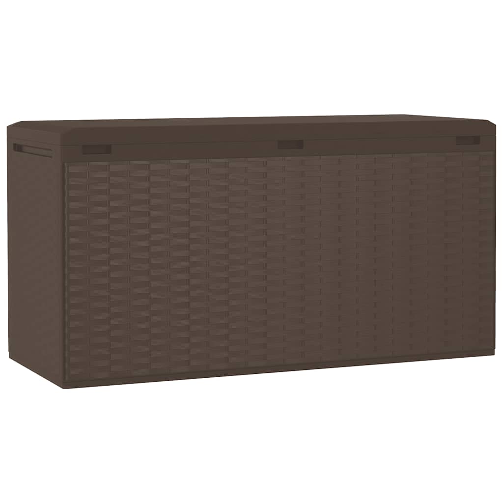 Vrtna kutija za pohranu smeđa 114 x 47 x 60 cm