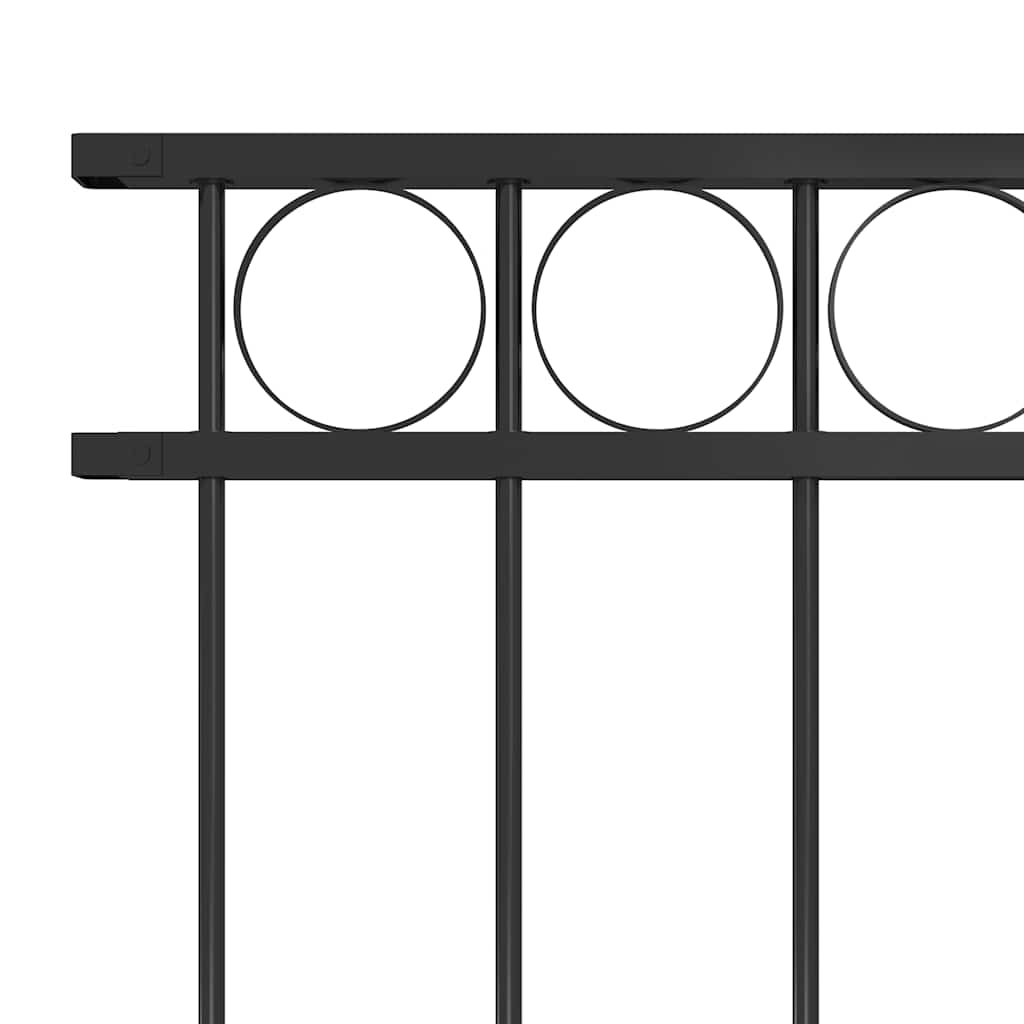 Ogradni panel ASSEN čelik 1,7x1,5 m Crni