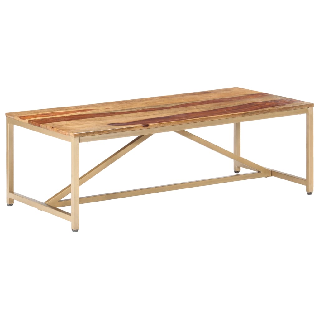 Stolić za kavu 120 x 60 x 40 cm od masivnog drva