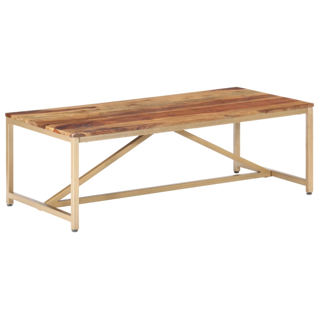Stolić za kavu 120 x 60 x 40 cm od masivnog drva