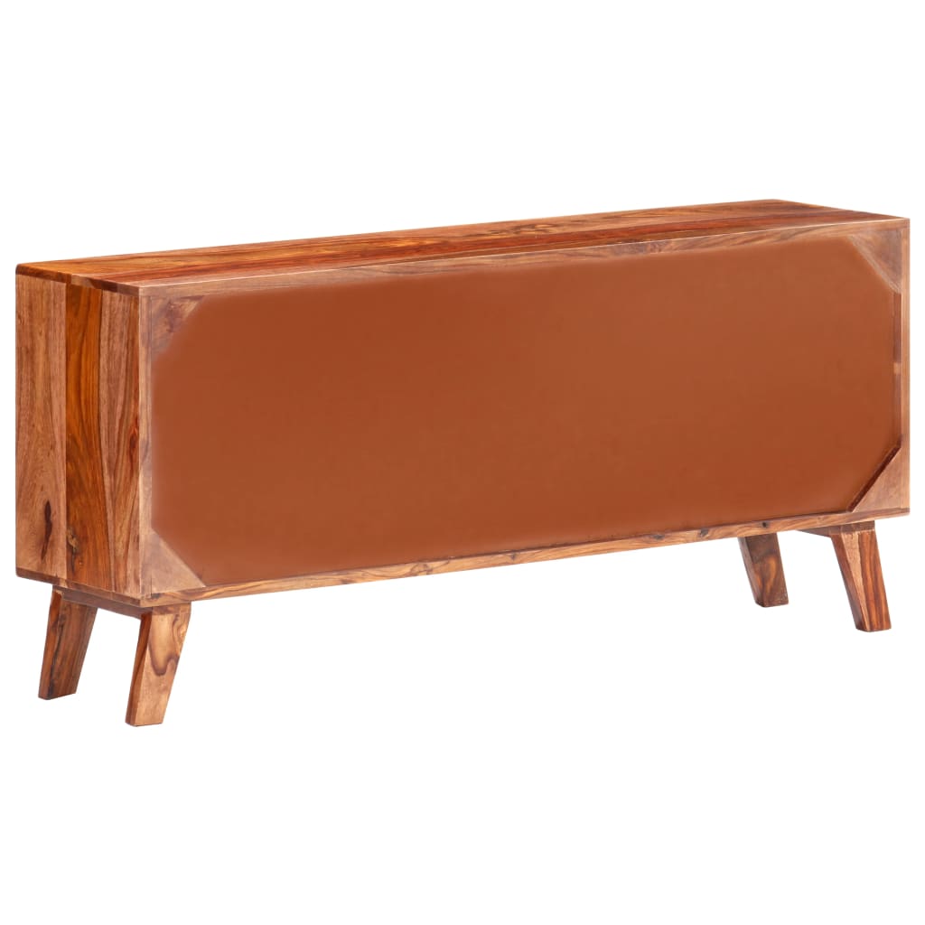 Komoda siva 120 x 30 x 55 cm od masivnog drva