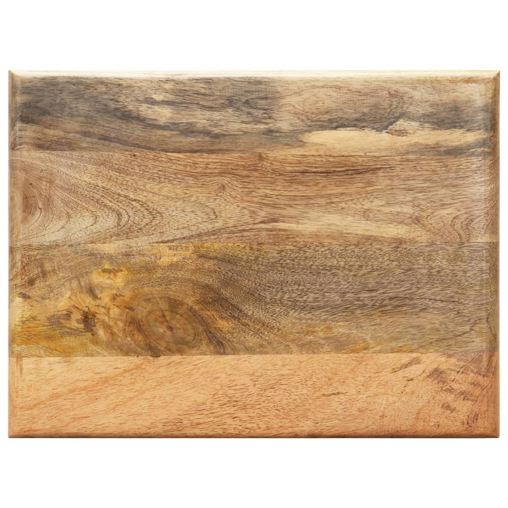Stalak za časopise 40 x 30 x 50 cm masivno drvo manga i čelik
