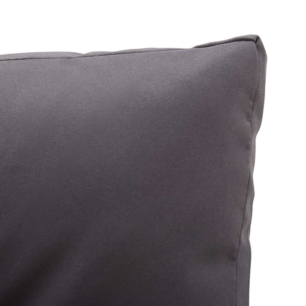 Vrtni dvosjed s jastucima sivi 124 cm od poliratana