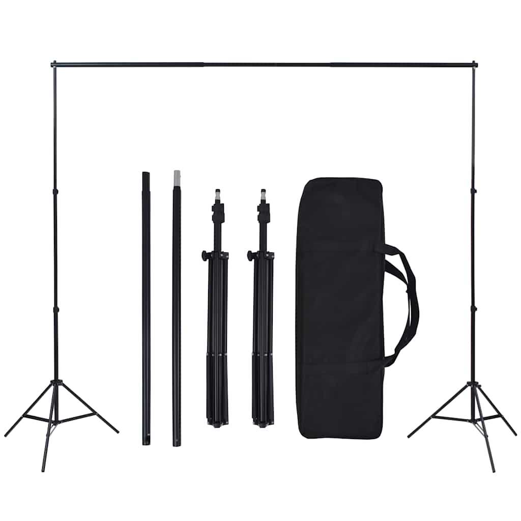 Oprema za fotografski studio s pozadinama i svjetlima softbox